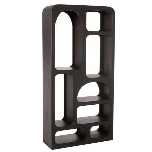BOOKSHELF CAVE MANGO WOOD BLACK
