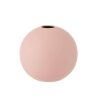 VASE BALL CERAMIC PASTEL PINK LARGE