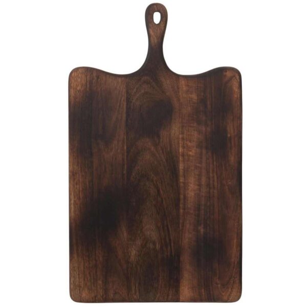CHOPPING BOARD RECTANGULAR WOOD DARK BROWN EXTRA LARGE