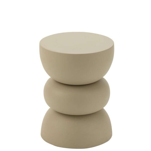 SIDE TABLE LISE IRON IVORY