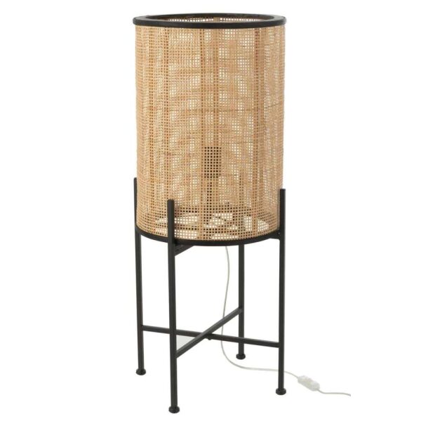 LAMP STANDING BAMBOO/METAL NATURAL