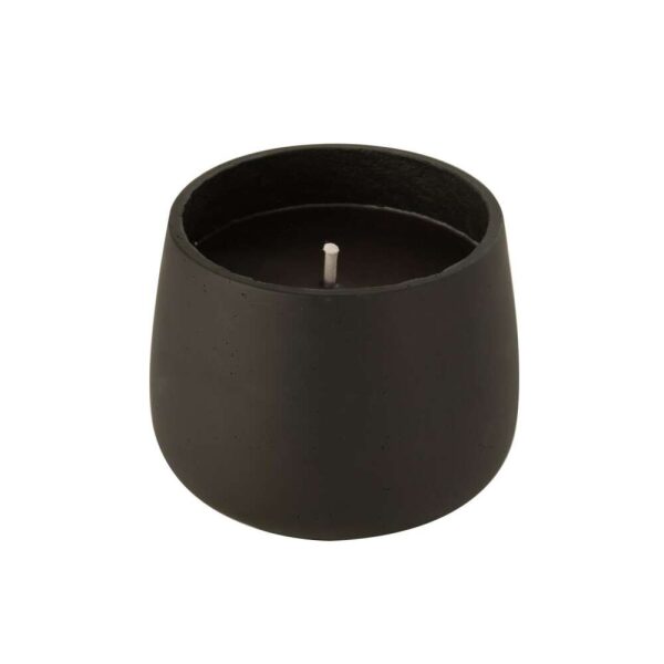 OUTDOOR CANDLE CEMENT BLACK LARGE 48H