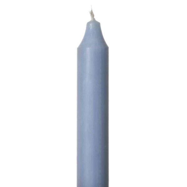 Kronelys Rustikk 2,2X18Cm 17 Lys Blå