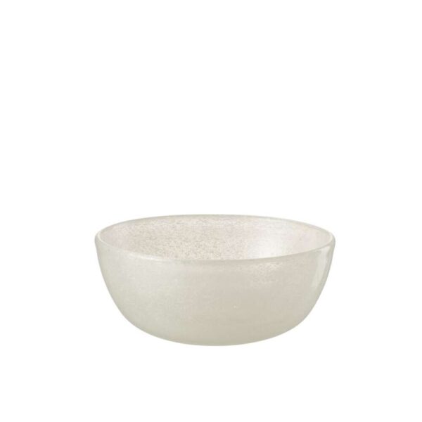 DISH LISBOA GLASS WHITE