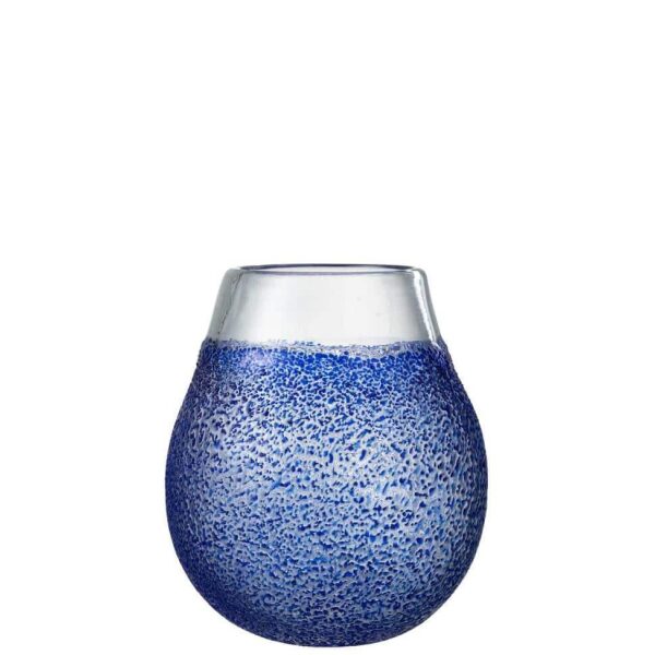 HURRICANE SANTORINI GLASS BLUE