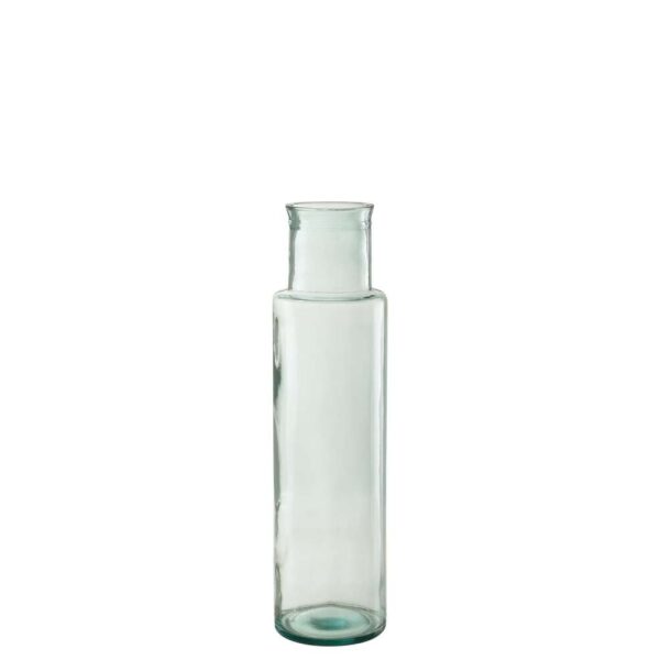 VASE CYLINDER RECYCLED GLASS LARGE