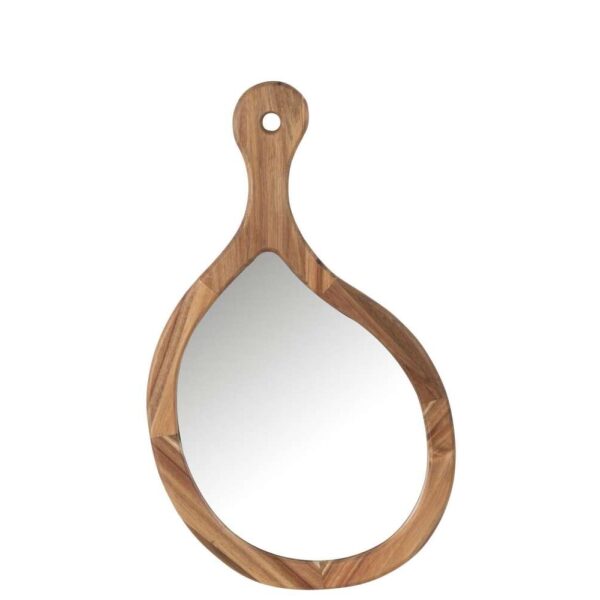 MIRROR PALETTE WOOD/GLASS NATURAL LARGE