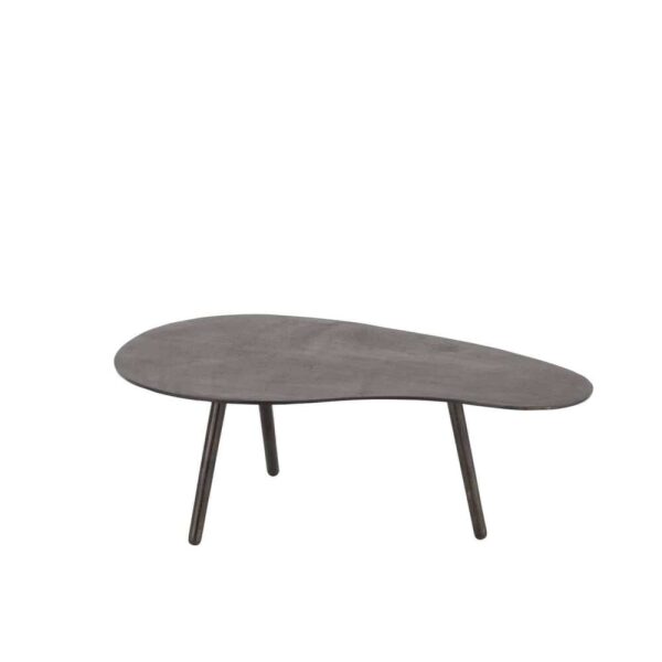 COFFEE TABLE DROP ALUMINIUM/IRON BLACK SMALL