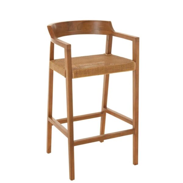 BARSTOOL EMMA TEAK BROWN
