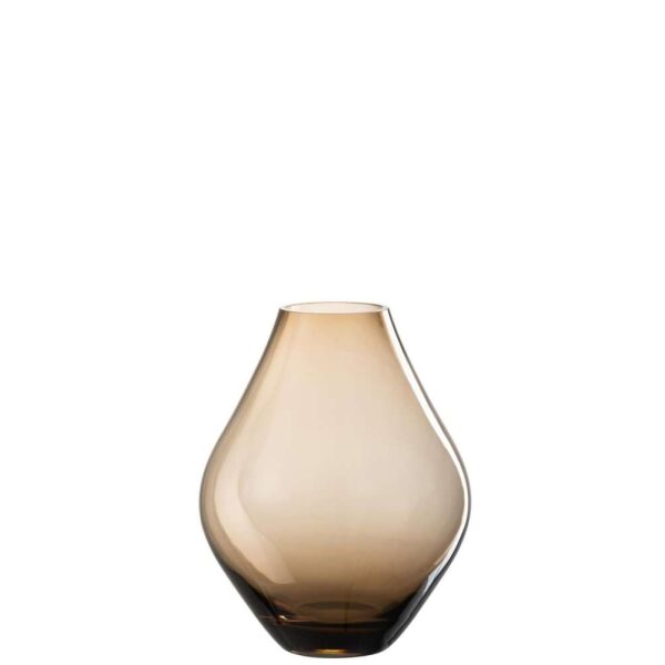 VASE ABBY GLASS AMBER SMALL