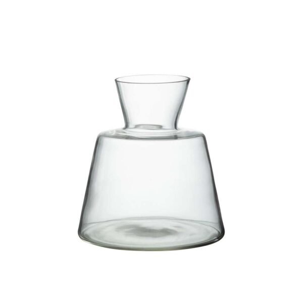 VASE CONIC GLASS TRANSPARENT LARGE