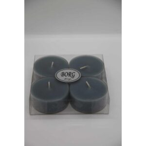 Telys Maxi 10T 4pk-Grå