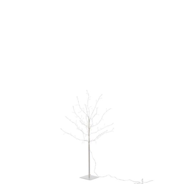 TREE BARE+LED METAL WHITE MEDIUM