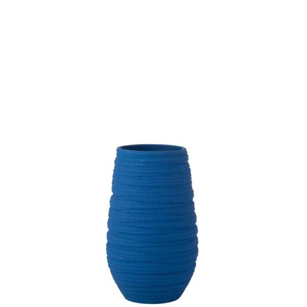 VASE FIESTA CERAMIC BLUE LARGE