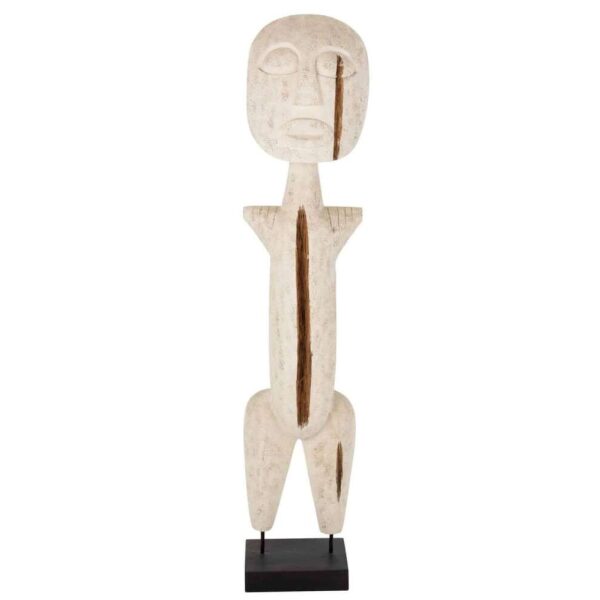 FIGURE PRIMITIVE ALABASIA WOOD WHITE EXTRA LARGE