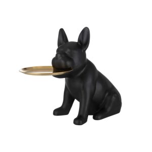 TRAY BULLDOG POLY BLACK/GOLD LARGE