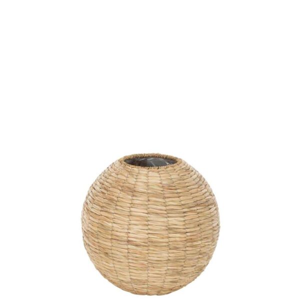 VASE YUMI BALL STRAW NATURAL LARGE