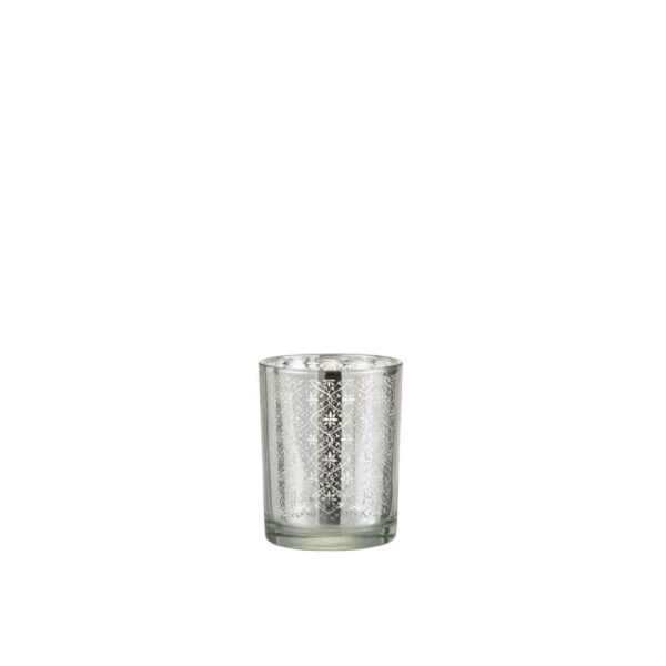 HURRICANE ORIENTAL GLASS SILVER SMALL