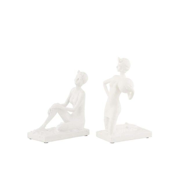 WOMAN SWIMSUIT POLY WHITE ASSORTMENT OF 2
