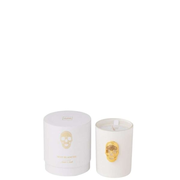 SCENTED CANDLE SKULL NUIT BLANCHE SMALL-43HOURS