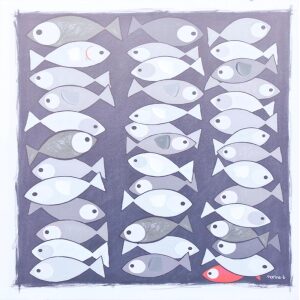 Maleri 60X60Cm