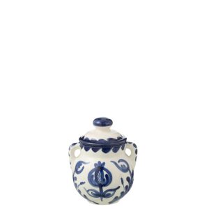 JAR GRANADA CERAMIC WHITE/COBALTO BLUE
