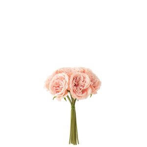 BOUQUET ROSES 7PIECES PLASTIC LIGHT PINK