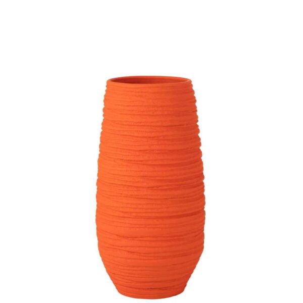 VASE FIESTA CERAMIC ORANGE X-LARGE