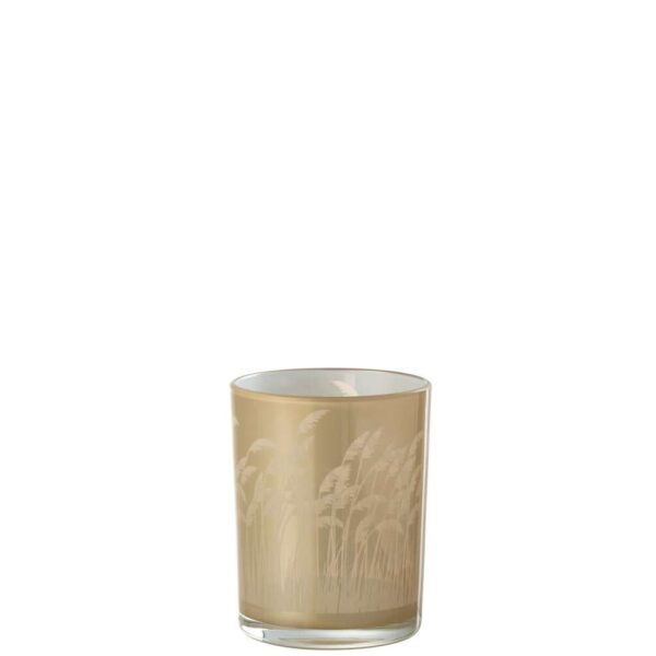 HURRICANE PAMPAS GLASS BEIGE/WHITE SMALL