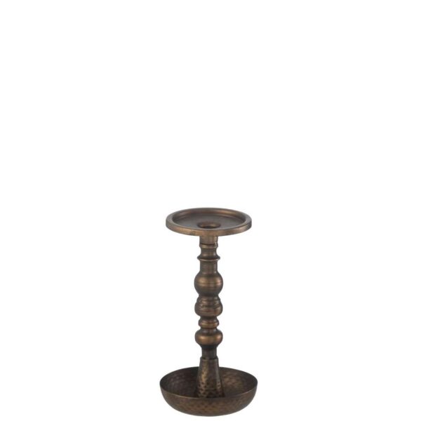 CANDLE HOLDER JERE METAL BROWN