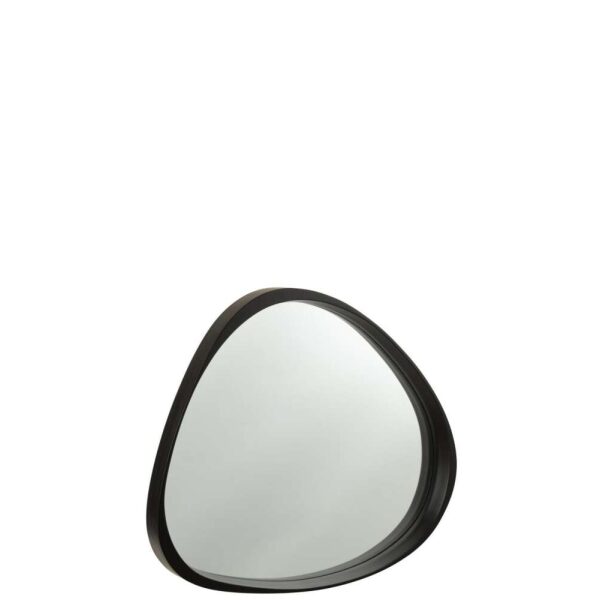 MIRROR GILES MDF/GLASS BLACK SMALL