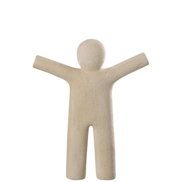 P'TIT MAURICE ROUGH FINISH POLY BEIGE LARGE