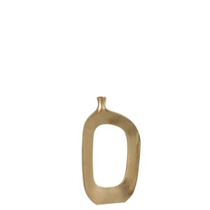 VAAS OVAAL ALUMINIUM GOUD LARGE