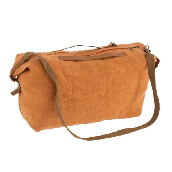 BEACH BAG WASHED JUTE ORANGE
