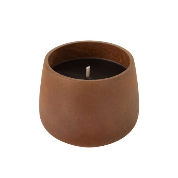 OUTDOOR CANDLE CEMENT BROWN LARGE 48H