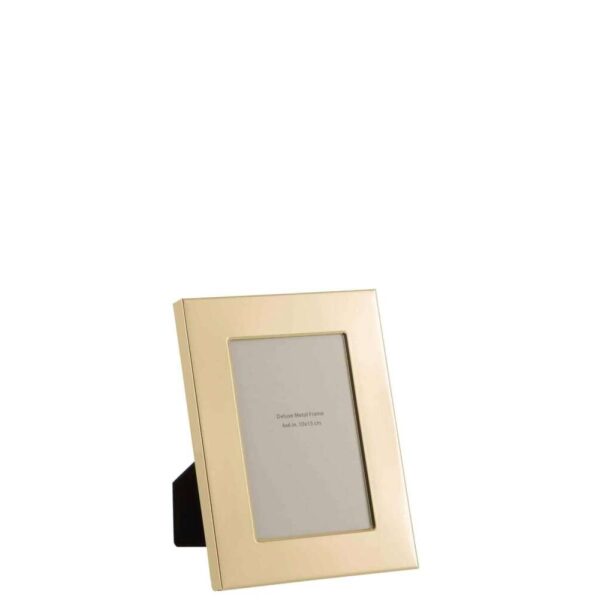 PHOTO FRAME WIDE BORDER 10X15 METAL GOLD SMALL