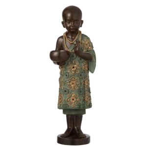 T-LH MONK STANDING POLY GREEN/GOLD LARGE