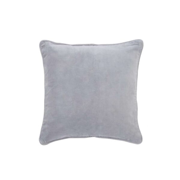 CUSHION PIPING COTTON WHITE/GREY 45X45CM