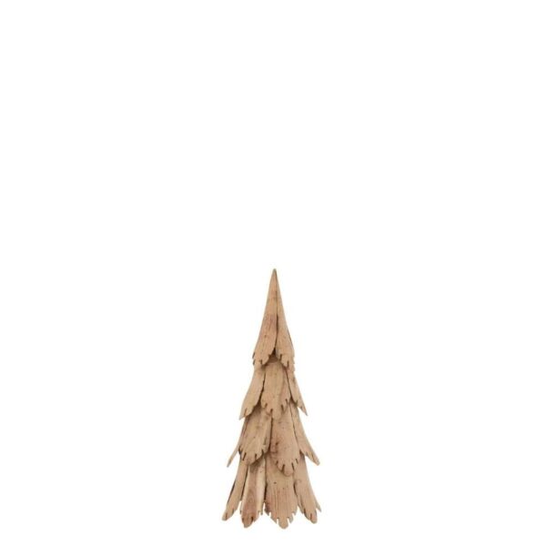 CHRISTMAS TREE PIECES WOOD NATURAL SMALL