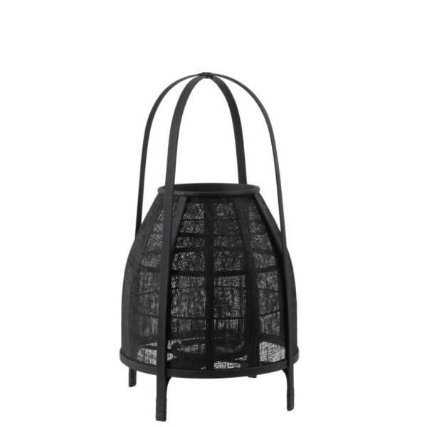LANTERN HOOD BAMBOO BLACK MEDIUM