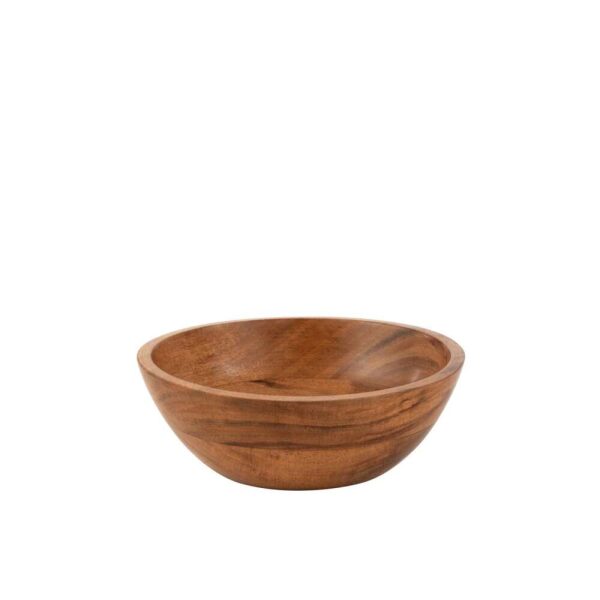 BOWL ACACIA WOOD DARK NATURAL SMALL
