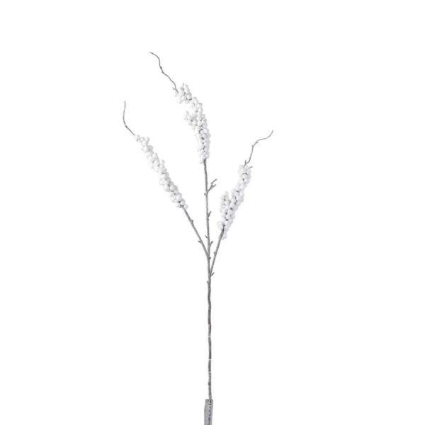BRANCH BERRIES PLASTIC WHITE