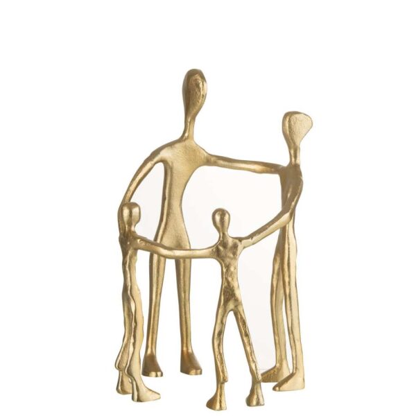 FIGURE FAMILY CIRCLE ALUMINIUM GOLD