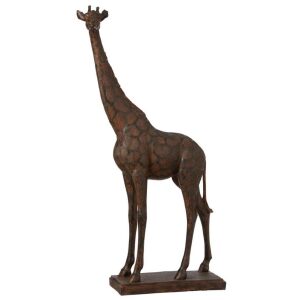 GIRAFFE POLY BROWN LARGE