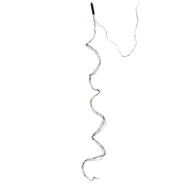 CHRISTMAS LIGHTS GARLAND 2M SILVER 200LED WARM WHITE
