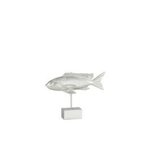 TROPICAL FISH LONG ON FOOT POLY SILVER