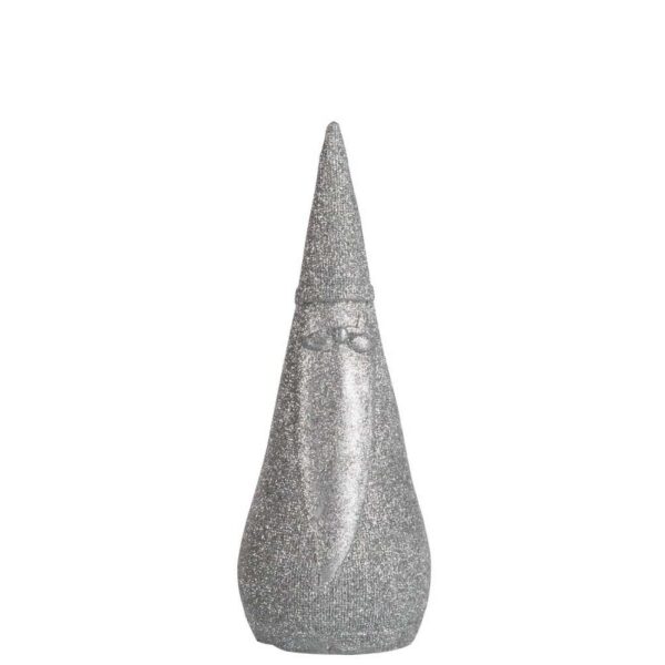 SANTA CLAUS POLY SILVER SMALL