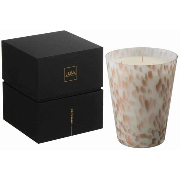 SCENTED CANDLE NOA NEON NIGHT WHITE/GOLD LARGE 95H