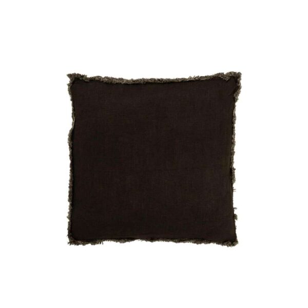 CUSHION FRINGE SQUARE COTTON GREEN