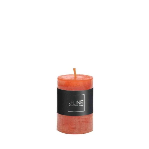 CYL. CANDLE ORANGE S18H